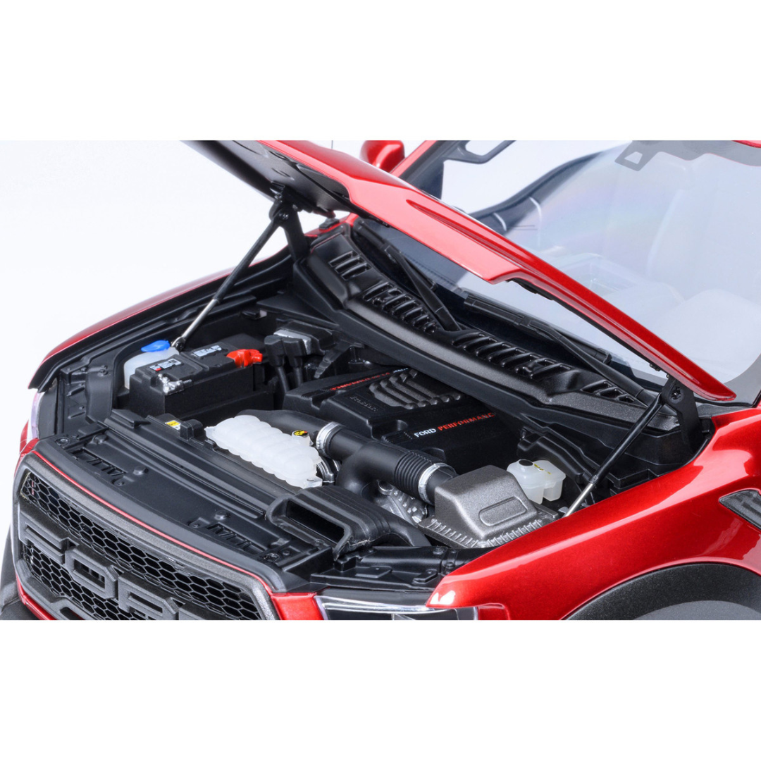2019 Ford F-150 Raptor Pickup Truck Ruby Red Metallic 1/18 Model Car