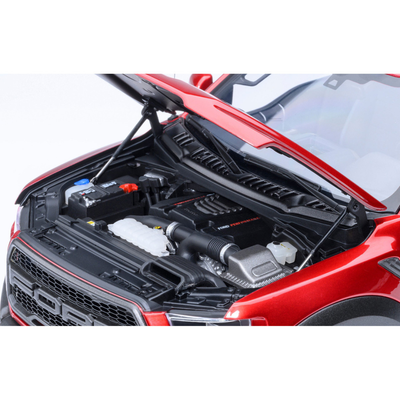 2019 Ford F-150 Raptor Pickup Truck Ruby Red Metallic 1/18 Model Car
