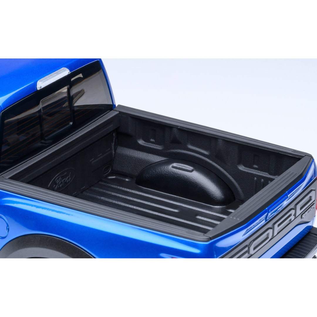 2019 Ford F-150 Raptor Pickup Truck Velocity Blue 1/18 Model Car