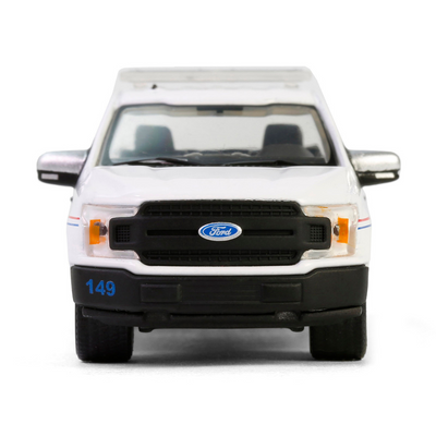 2020 Ford F-150 XL Pickup Truck "United States Postal Service (USPS) Postal Police" White with Red and Blue Stripes "Hobby Exclusive" Series 1/64 Diecast Model Car