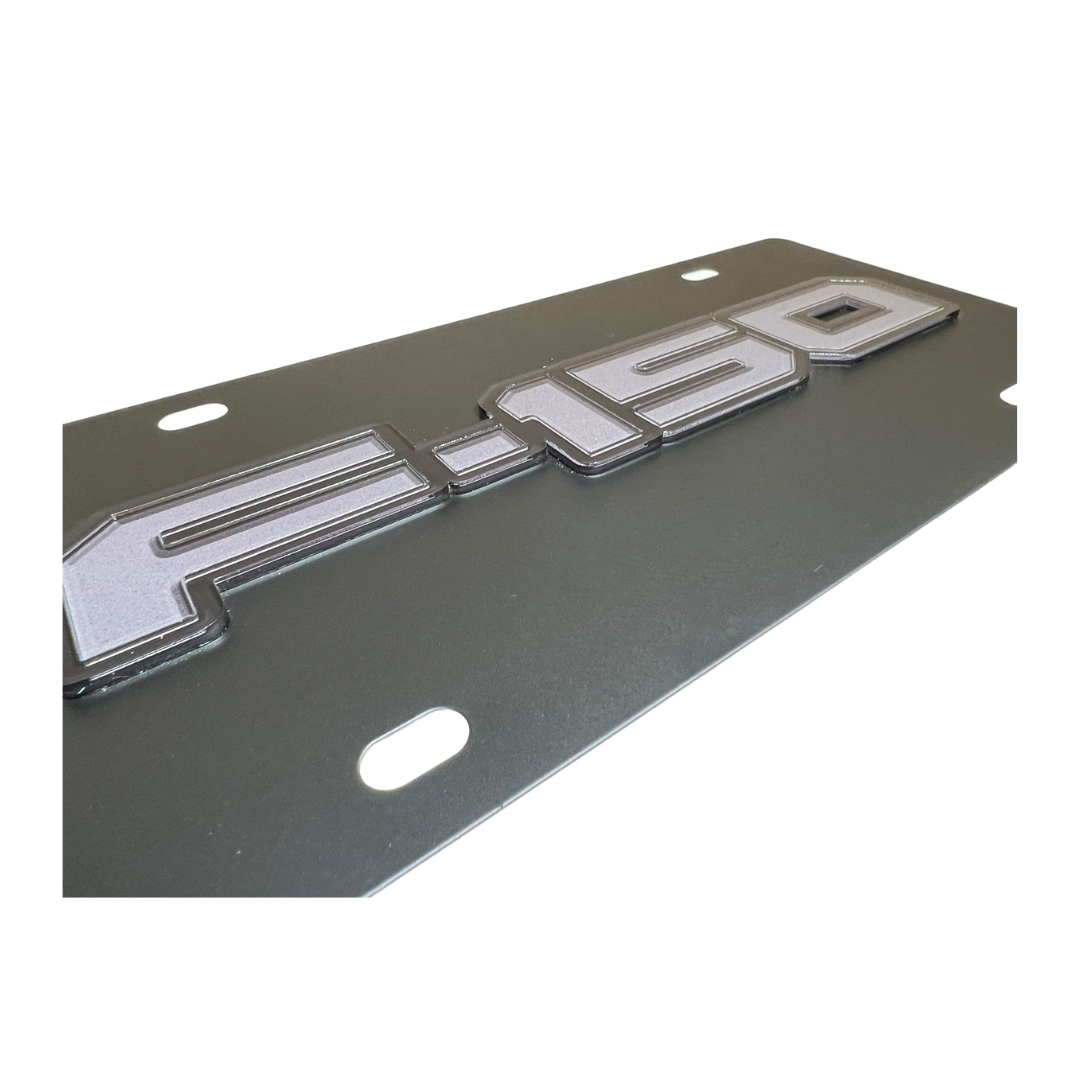2021 Ford F-150 Carbon Steel License Plate