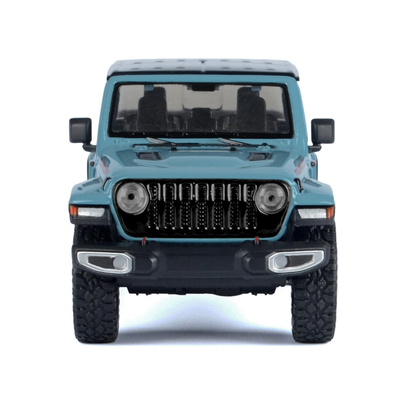 2021 Jeep Gladiator Rubicon (Closed Top) Pickup Truck Blue with Black Top 1/27 Diecast Model Car