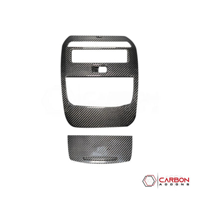 Real Carbon Fiber Overhead Dome Light Trim Cover for 2021+ Ford F-150