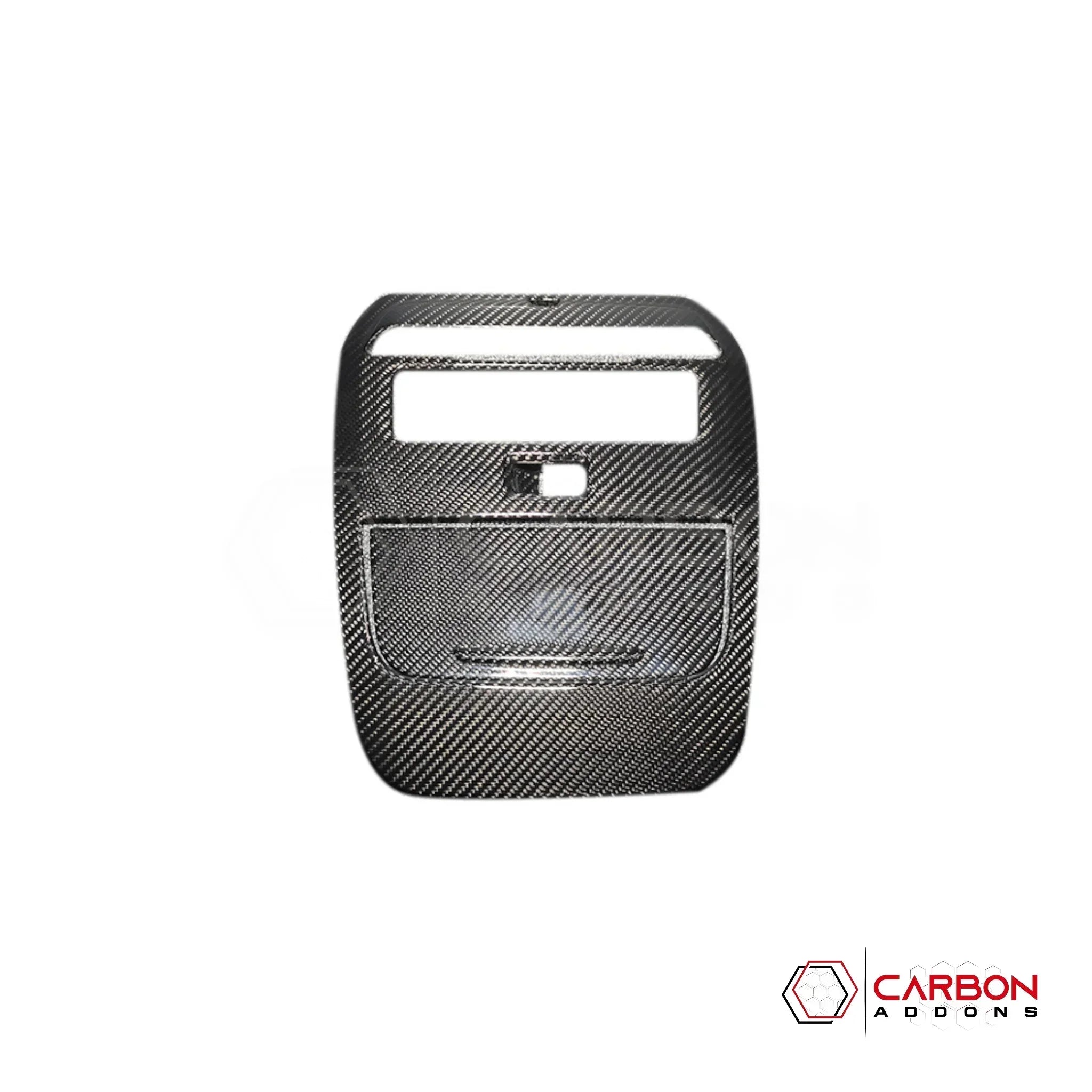 Real Carbon Fiber Overhead Dome Light Trim Cover for 2021+ Ford F-150