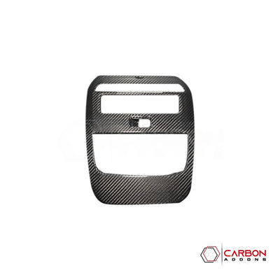 Real Carbon Fiber Overhead Dome Light Trim Cover for 2021+ Ford F-150