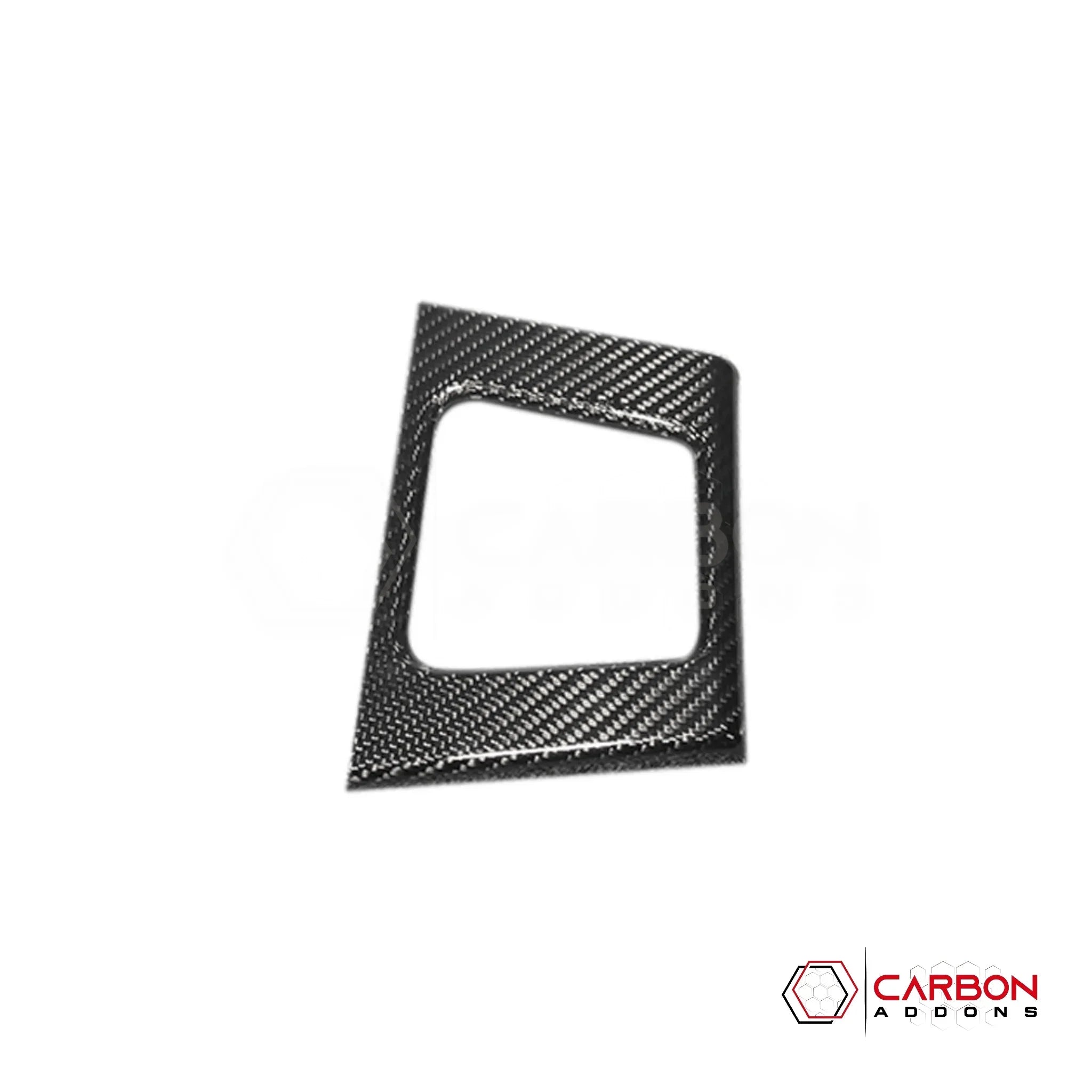 Real Carbon Fiber Rear Door Storage Frame Covers for 2021+ Ford F-150