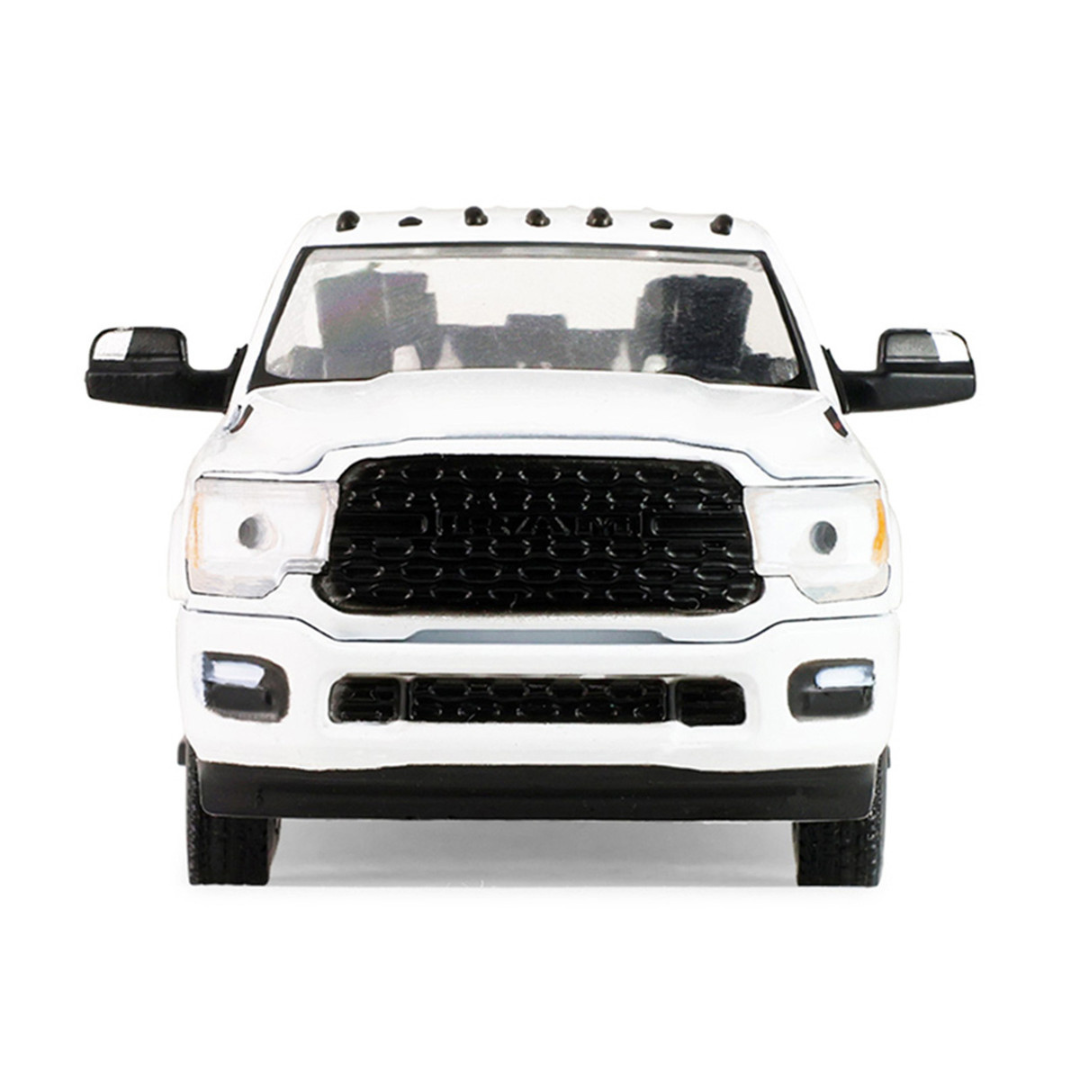 2023 Ram 2500 Bighorn Pickup Truck White "Auto Mall" Series 8 1/64 Diecast Model Car
