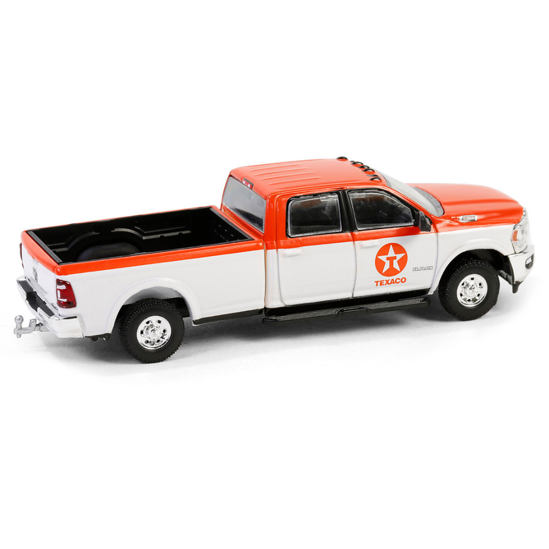 2023 Ram 2500 Pickup Truck "Texaco" Orange and White "Texaco Special Edition" Series 1 1/64 Diecast Model Car