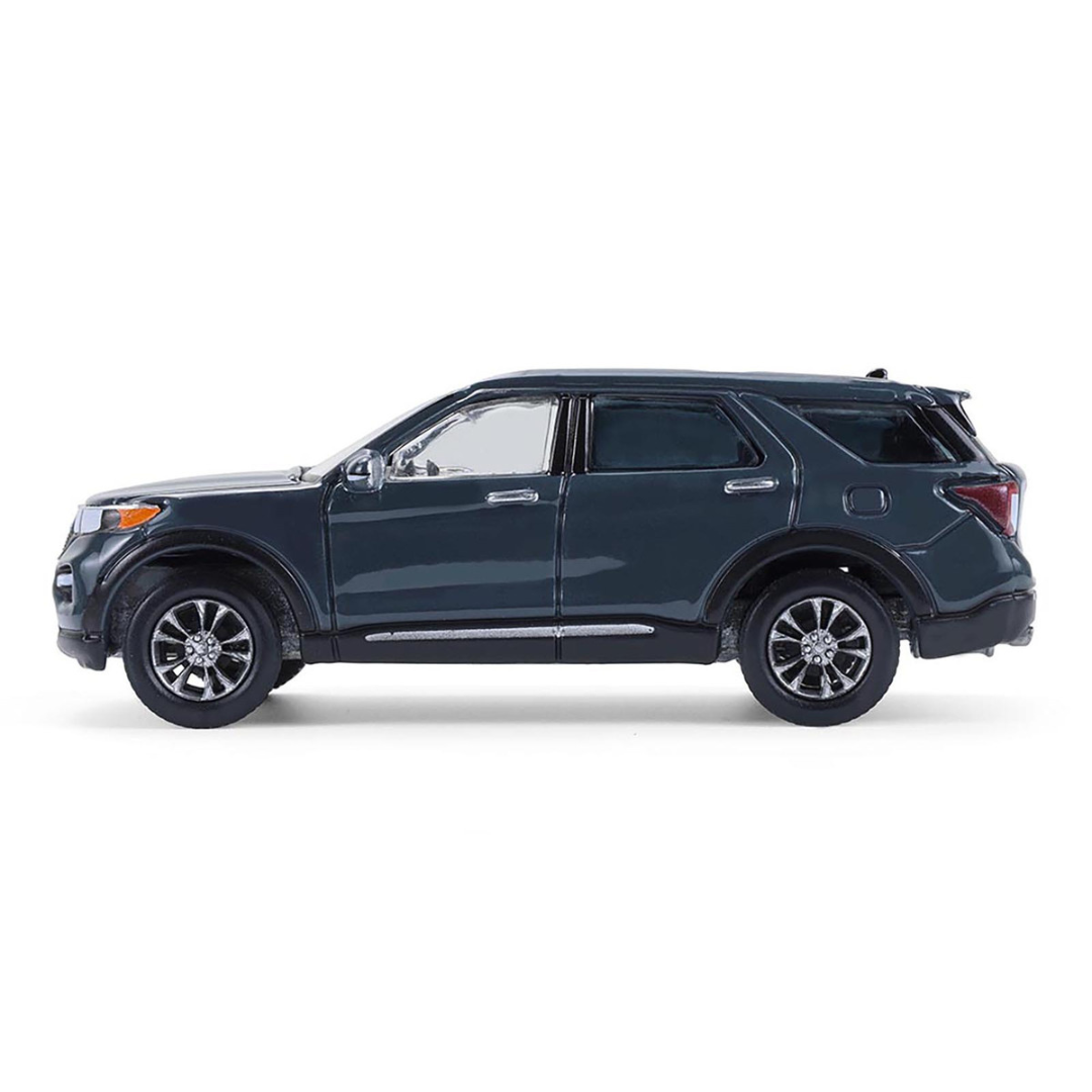 2024 Ford Explorer Stone Blue "Showroom Floor" Series 7 1/64 Diecast Model Car