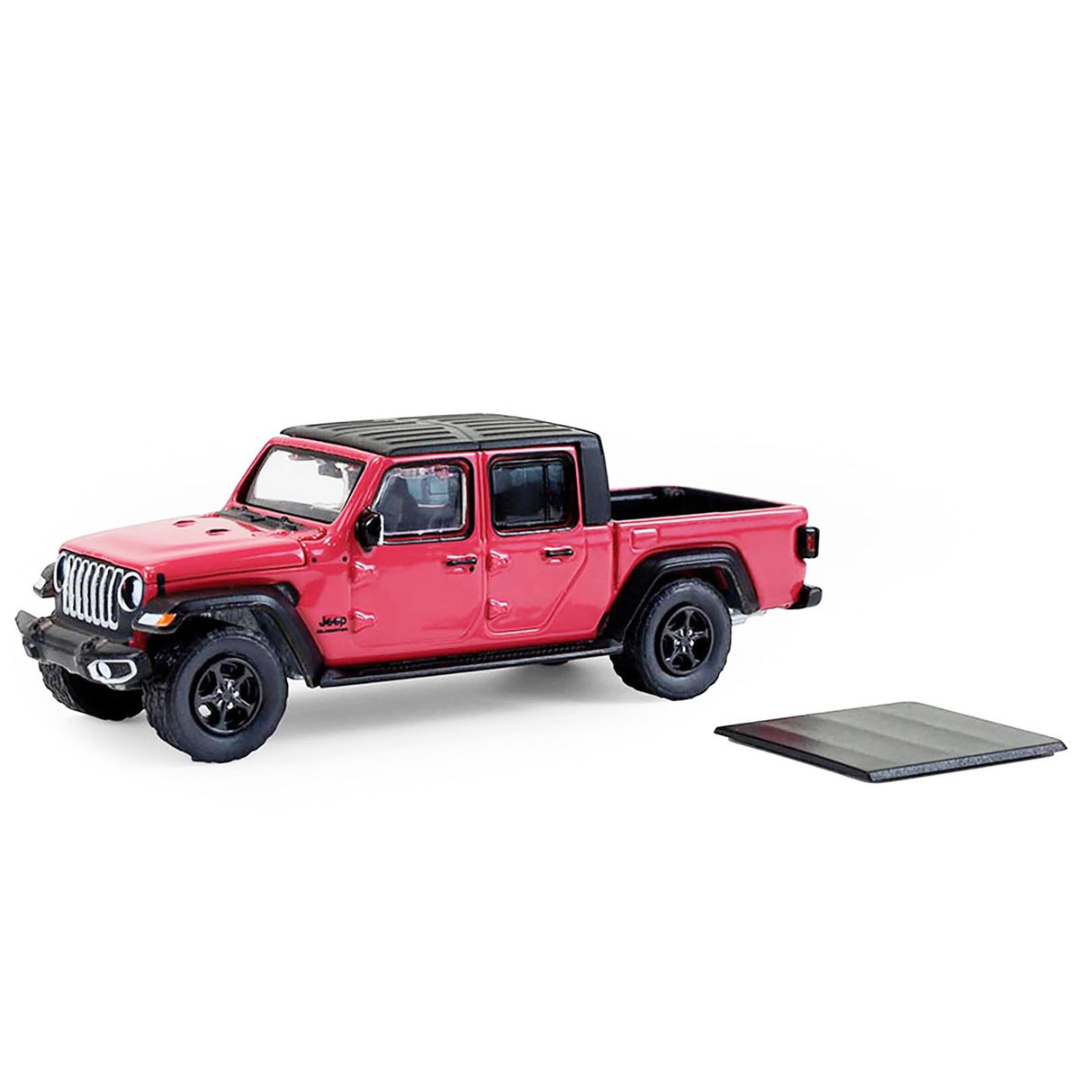 2024 Jeep Gladiator Pickup Truck Tuscadero Pink with Black Top "Showroom Floor" Series 7 1/64 Diecast Model Car
