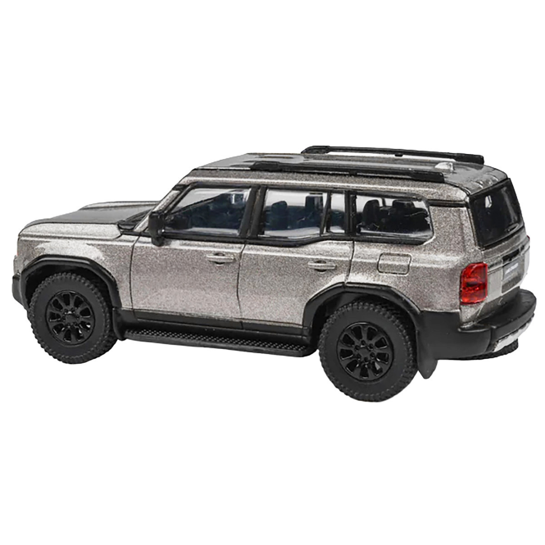 2024 Toyota Land Cruiser 250 Prado Meteor Shower Silver Metallic 1/64 Diecast Model Car