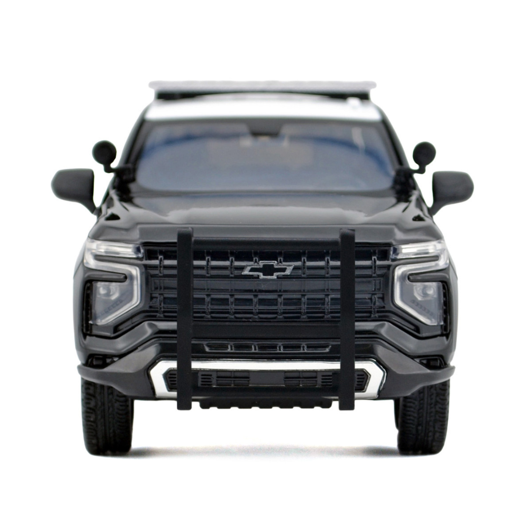2025 Chevrolet Tahoe Police Pursuit Vehicle "California Highway Patrol" Black and White "Law Enforcement and Public Service" Series 1/24 Diecast Model Car