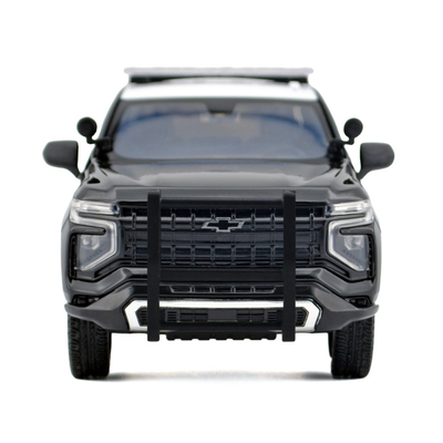 2025 Chevrolet Tahoe Police Pursuit Vehicle "California Highway Patrol" Black and White "Law Enforcement and Public Service" Series 1/24 Diecast Model Car