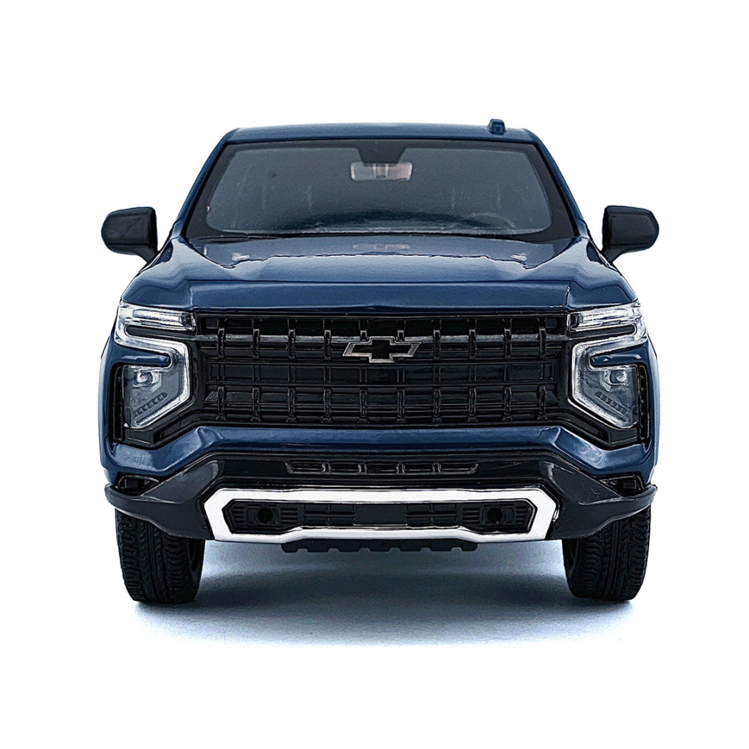 2025 Chevrolet Tahoe PPV Dark Blue "Custom Builder's Kit - Law Enforcement and Public Service" Series 1/24 Diecast Model Car