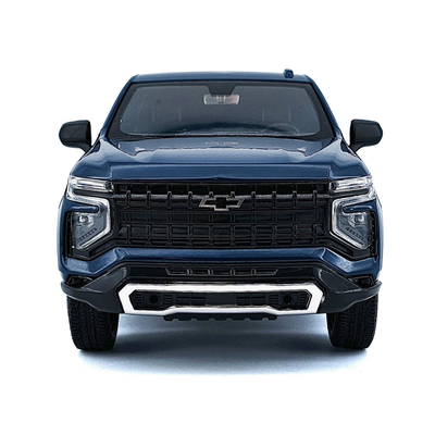 2025 Chevrolet Tahoe PPV Dark Blue "Custom Builder's Kit - Law Enforcement and Public Service" Series 1/24 Diecast Model Car