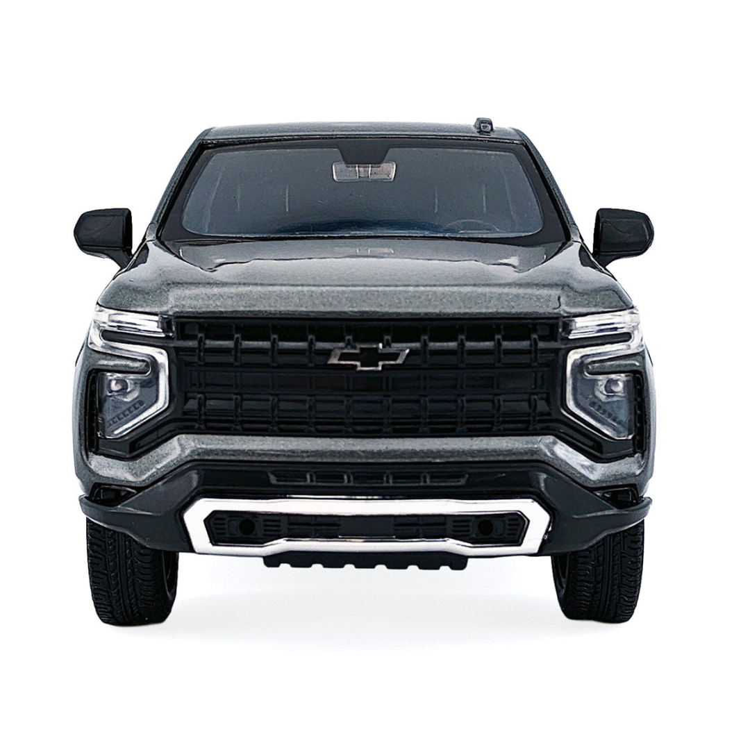 2025 Chevrolet Tahoe PPV Dark Gray Metallic "Custom Builder's Kit - Law Enforcement and Public Service" 1/24 Diecast Model Car