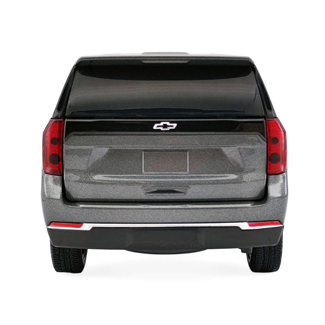 2025 Chevrolet Tahoe PPV Dark Gray Metallic "Custom Builder's Kit - Law Enforcement and Public Service" 1/24 Diecast Model Car