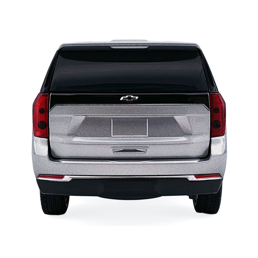 2025 Chevrolet Tahoe PPV Silver Metallic "Custom Builder's Kit - Law Enforcement and Public Service" Series 1/24 Diecast Model Car