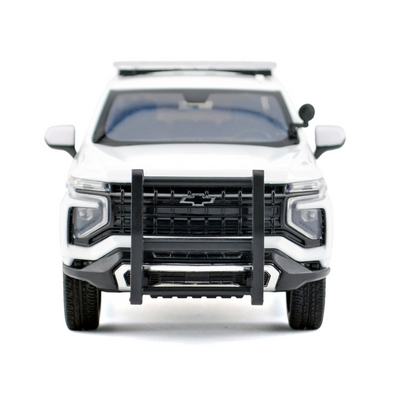 2025 Chevrolet Tahoe PPV with Light Bar "RCMP Royal Canadian Mounted Police" White "Law Enforcement and Public Service" Series 1/24 Diecast Model Car
