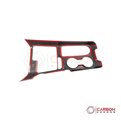 Real Carbon Fiber Center Console Cover For 2025+ Bronco