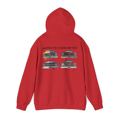 Chevrolet C10 Square Body Legacy Heavyweight Hoodie – Evolution of an American Classic