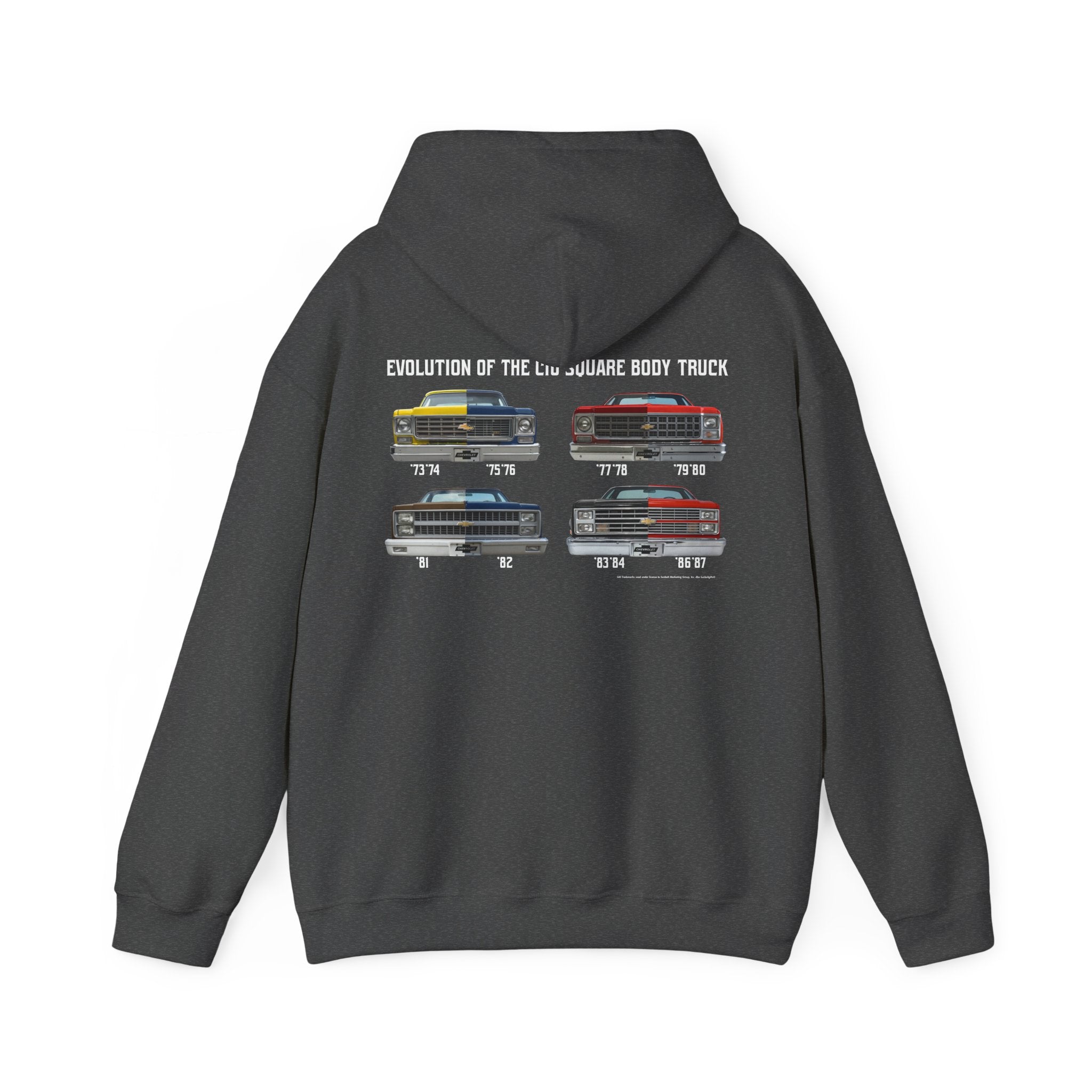 Chevrolet C10 Square Body Legacy Heavyweight Hoodie – Evolution of an American Classic