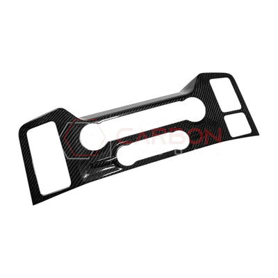 Real Carbon Fiber Climate Control Panel Trim Cover for 2021+ Ford F-150