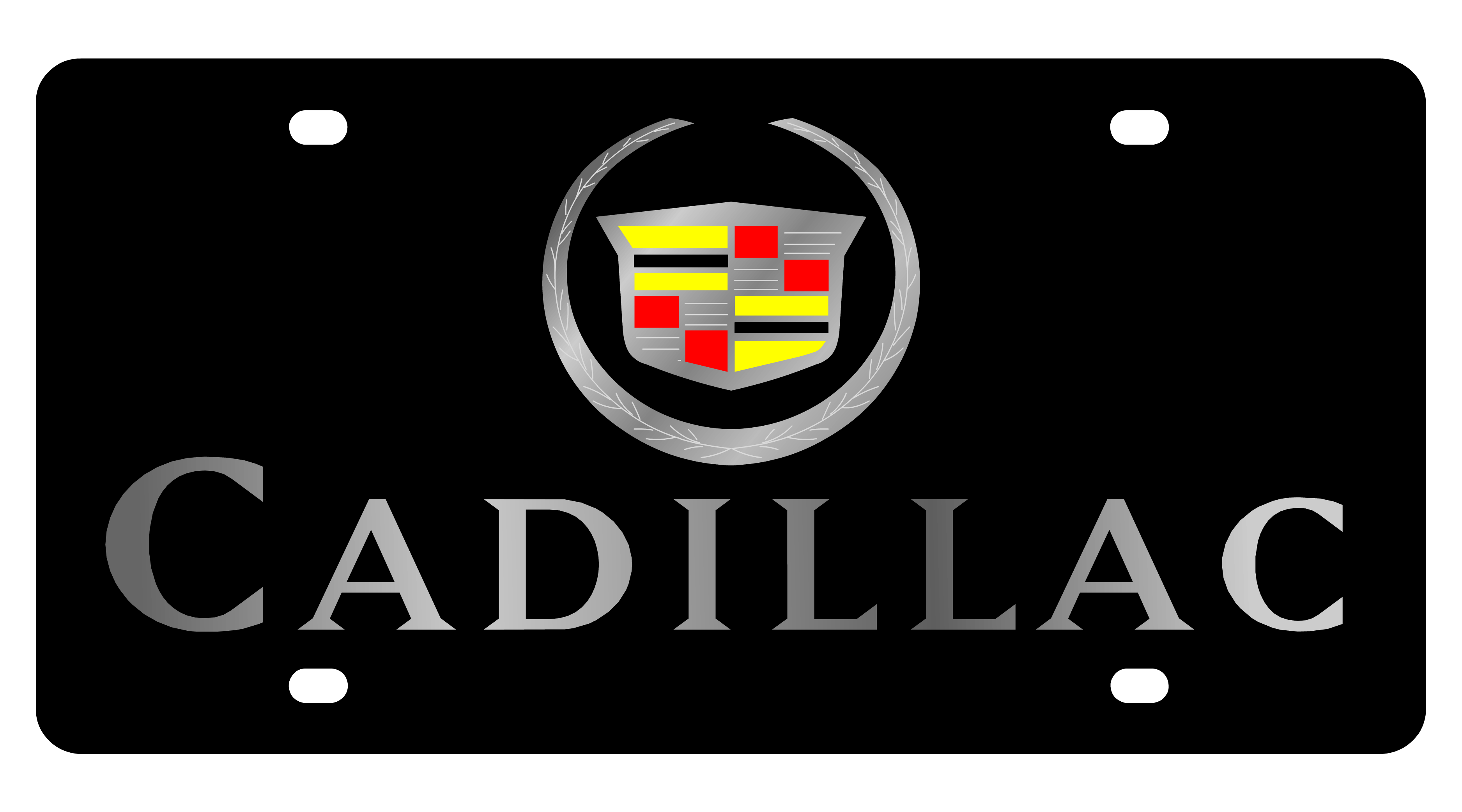 Cadillac Acrylic License Plate