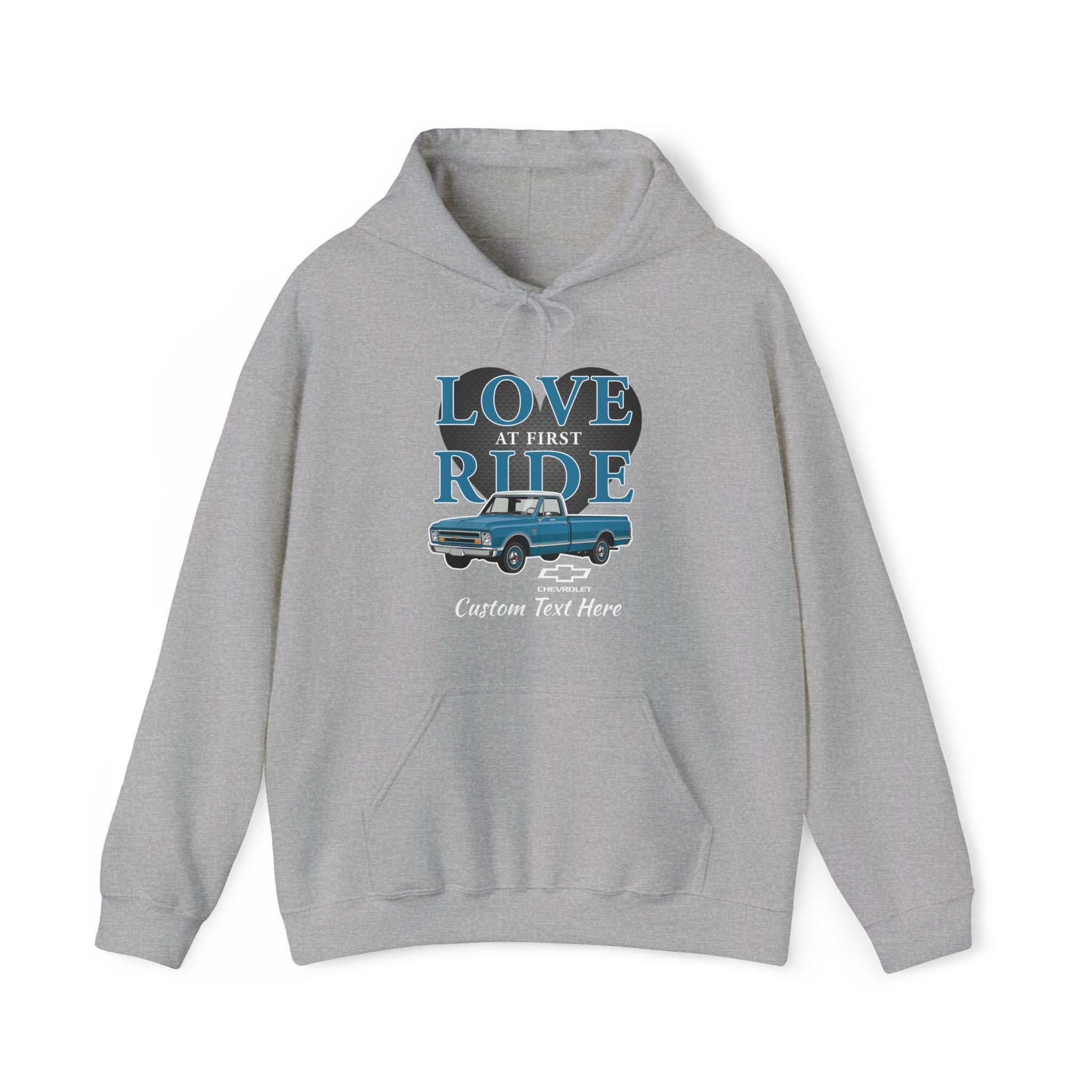 Chevrolet C10 Love at First Ride Personalized Hoodie