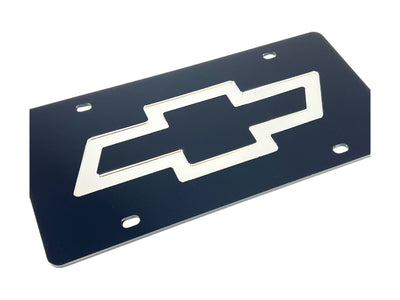 Chevrolet Mirror Bowtie Acrylic License Plate