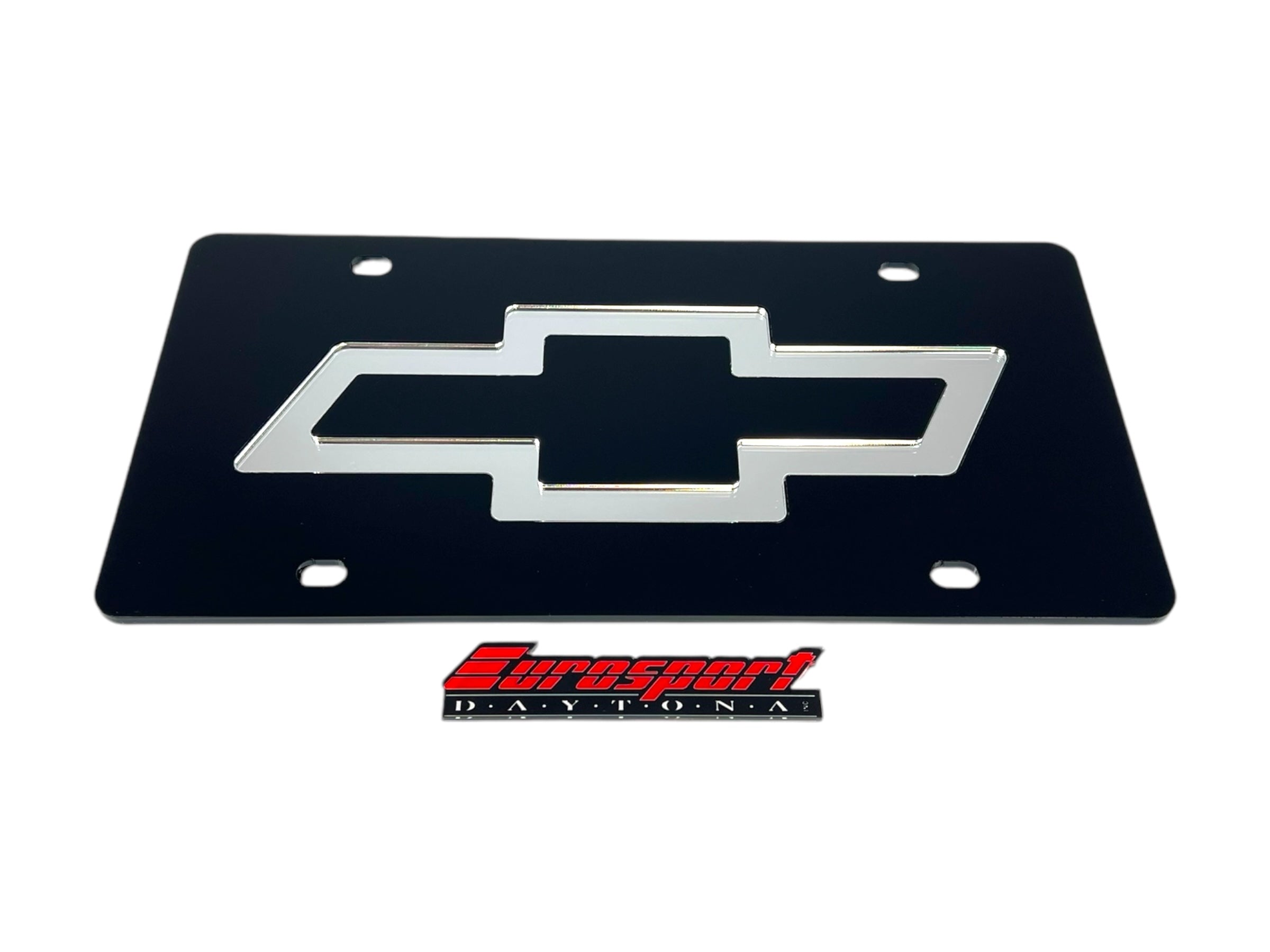 Chevrolet Mirror Bowtie Acrylic License Plate