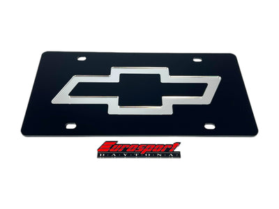 Chevrolet Mirror Bowtie Acrylic License Plate