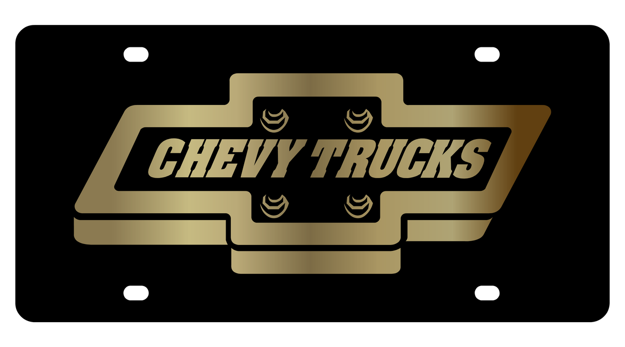 Chevrolet Retro Chevy Trucks Acrylic License Plate