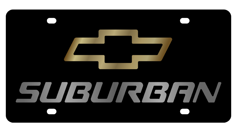 Chevrolet Suburban Acrylic License Plate Frame