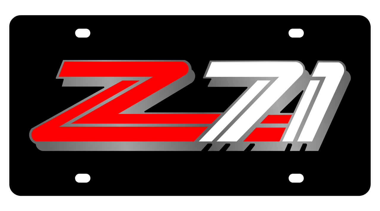 1999 Chevrolet Z71 Acrylic License Plate