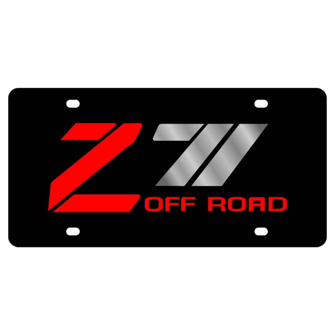 Chevrolet Z71 Off Road Acrylic License Plate