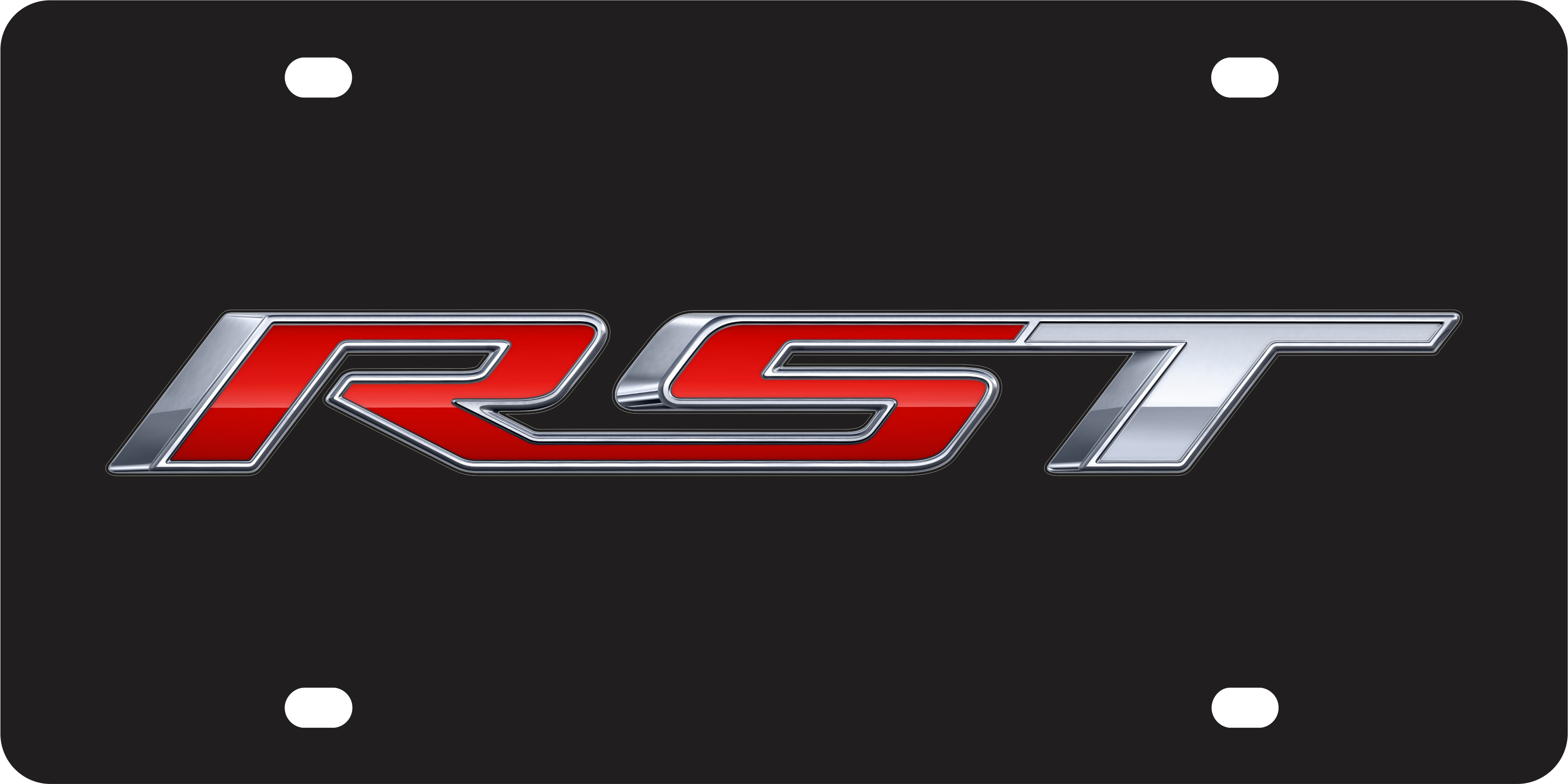 Chevrolet RST Acrylic License Plate