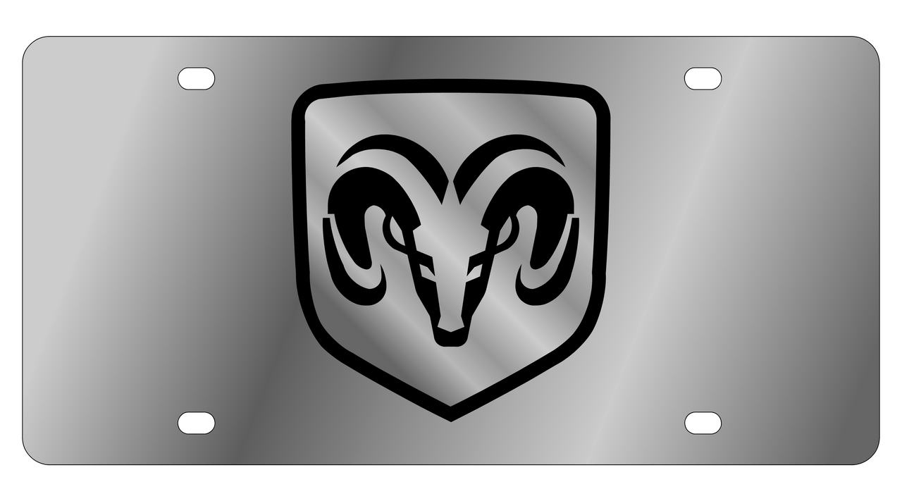 Dodge Ram Acrylic License Plate