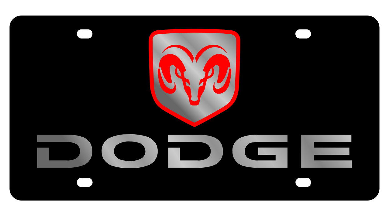 Dodge Acrylic License Plate