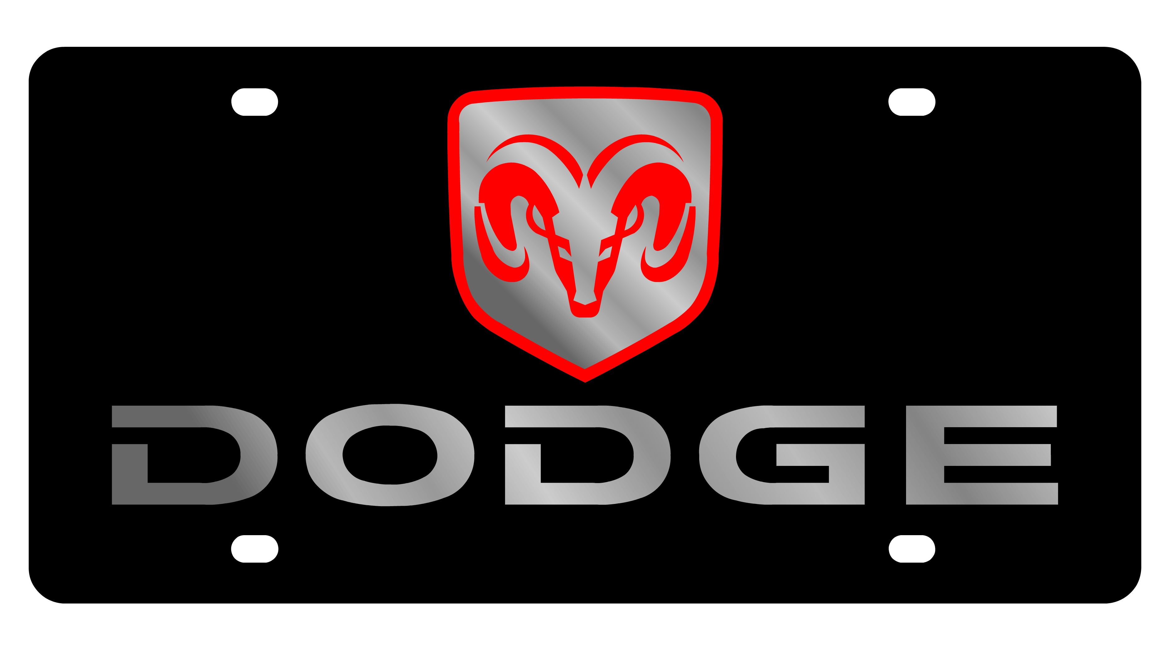 Dodge Acrylic License Plate