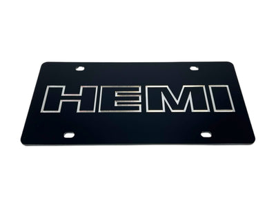 HEMI Acrylic License Plate