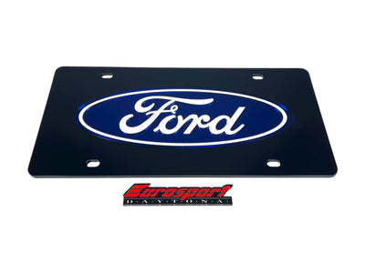 Ford Oval Acrylic License Plate