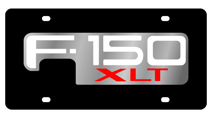 Ford F-150 XLT Acrylic License Plate