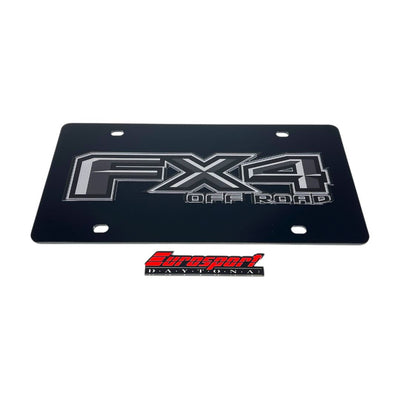 Ford FX4 Monochromatic Acrylic License Plate