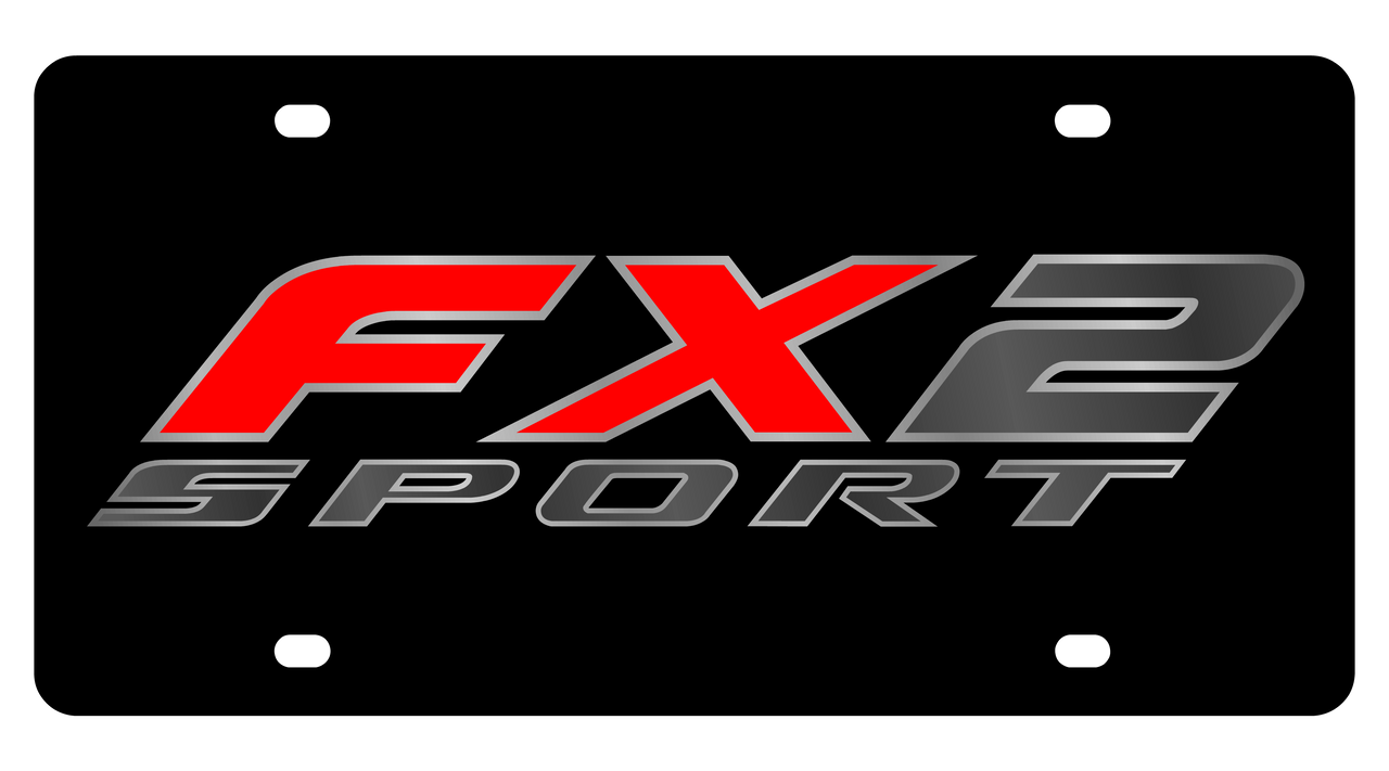 Ford FX2 Sport Acrylic License Plate