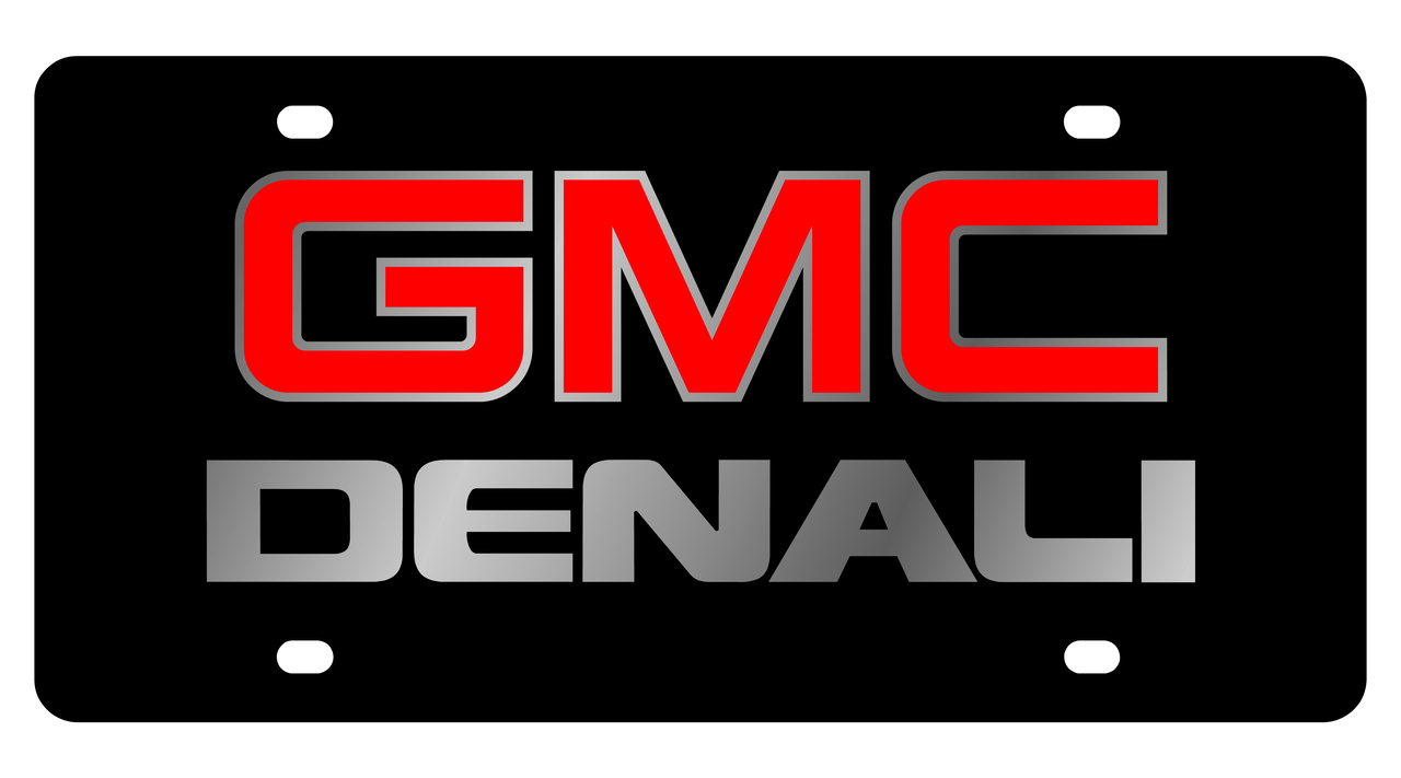 GMC Denali Acrylic License Plate