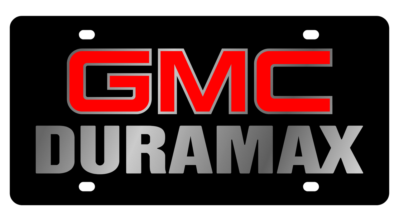 GMC Duramax Acrylic License Plate