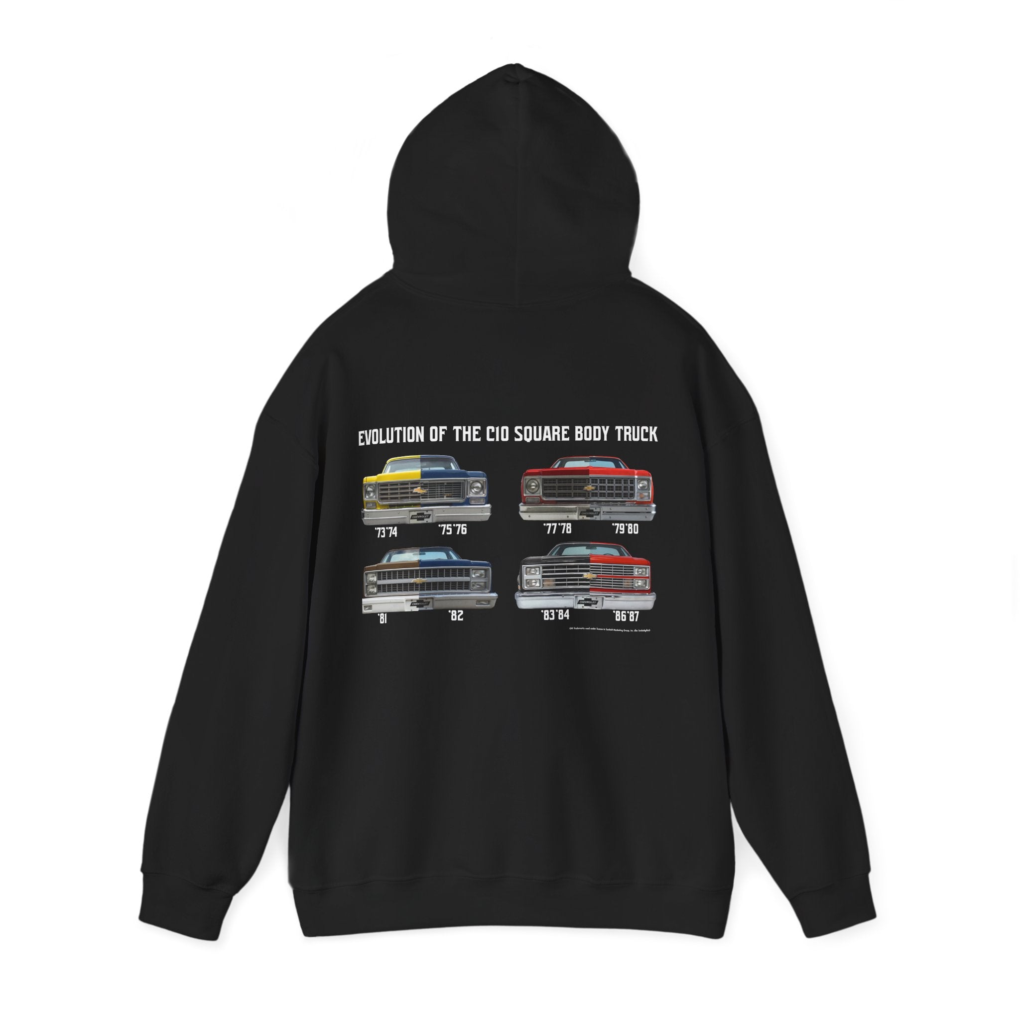 Chevrolet C10 Square Body Legacy Heavyweight Hoodie – Evolution of an American Classic
