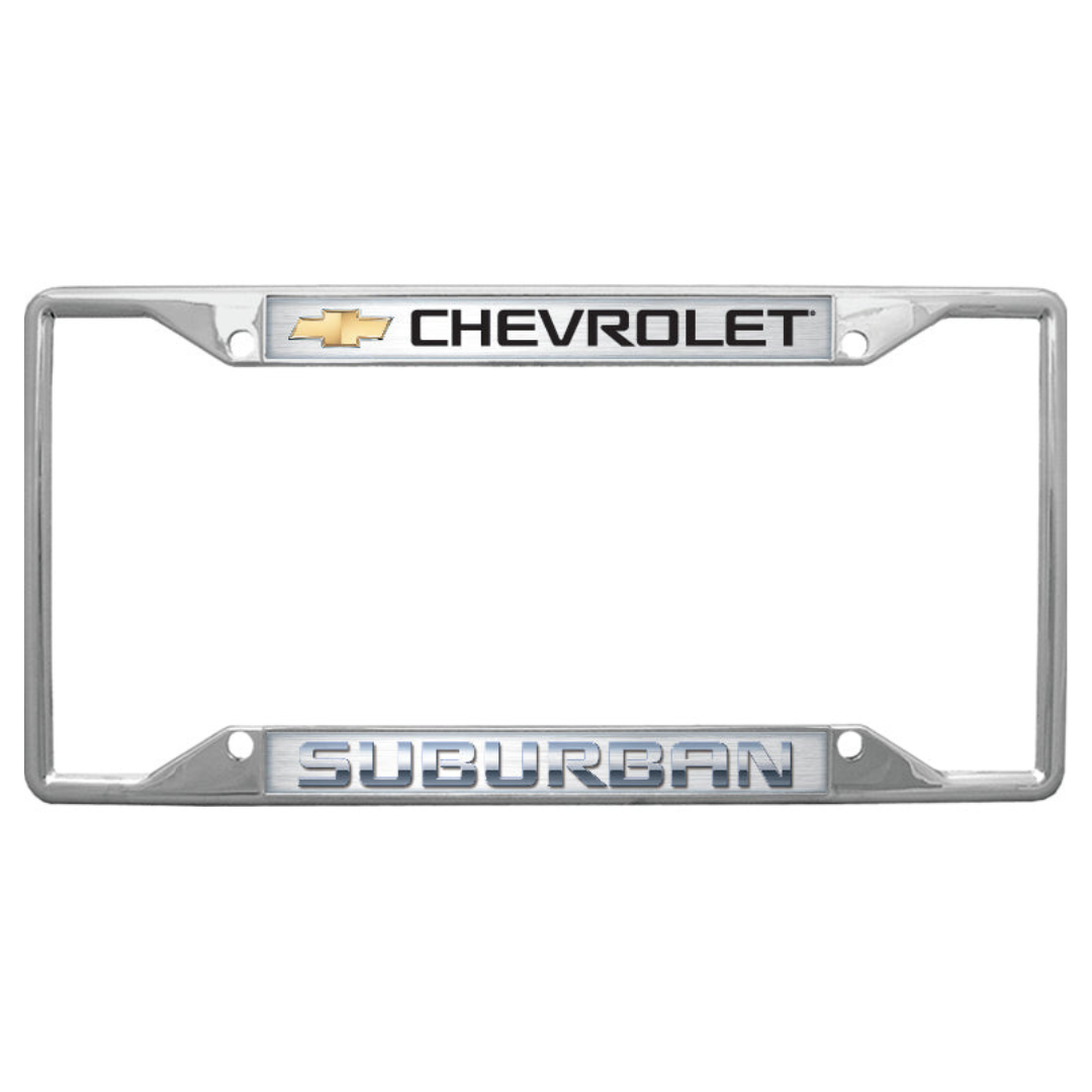 Chevrolet Suburban Chrome License Plate Frame