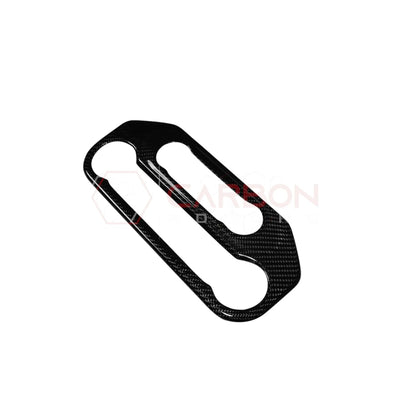 Real Carbon Fiber Radio & AC Control Panel Cover For 2021+ Ford Bronco